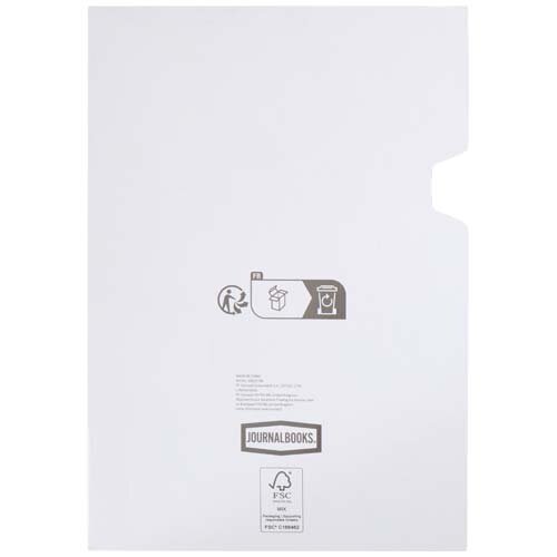 Alder A5 notitieboek met harde kaft – 10625790, duurzaam notitieboek van gerecycled leerachtig plastic met planner, sticky notes en luxe afwerking