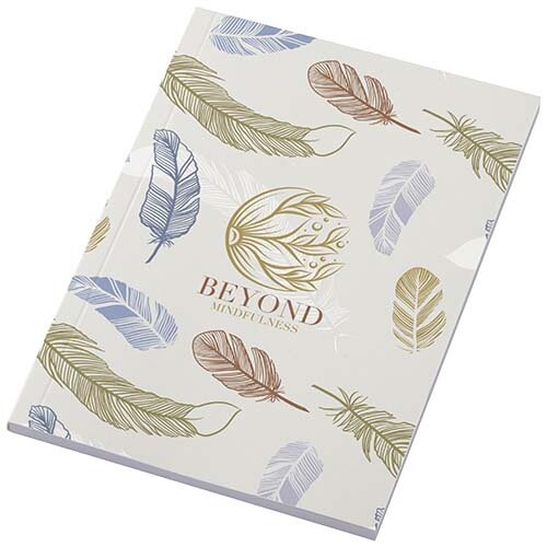 Austen Novella A6 notitieboek – 21024701, duurzaam relatiegeschenk van FSC-papier met zachte cover, 50 vellen en volledig personaliseerbare full-colour bedrukking