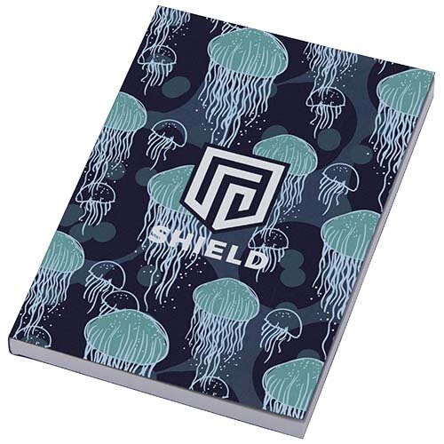 Novella Austen A6 notitieboek – 210244, duurzaam relatiegeschenk van FSC-papier met zachte kartonnen cover, 100 vellen en full-colour personalisatie