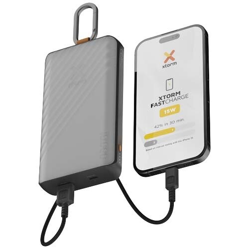 Xtorm XG2S101 Go2 10.000 mAh 15 W powerbank op zonne-energie met licht