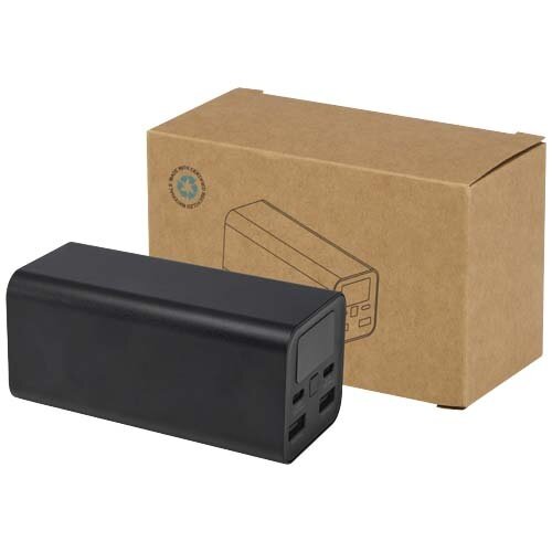 Acamar powerbank van 20.000 mAh 70 W voor laptops van gerecycled aluminium