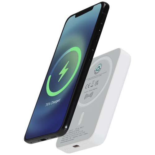 DeBle Acrab Magnetische Powerbank 5.000 mAh 124441 bedrukken met logo