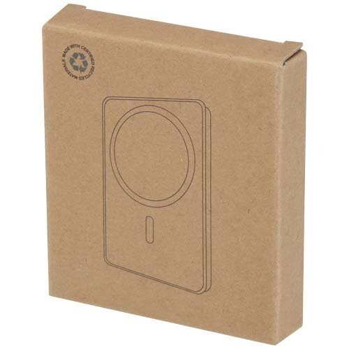 Acrab magnetische draadloze powerbank van 5000 mAh 15 W met 20 W PD van gerecycled plastic