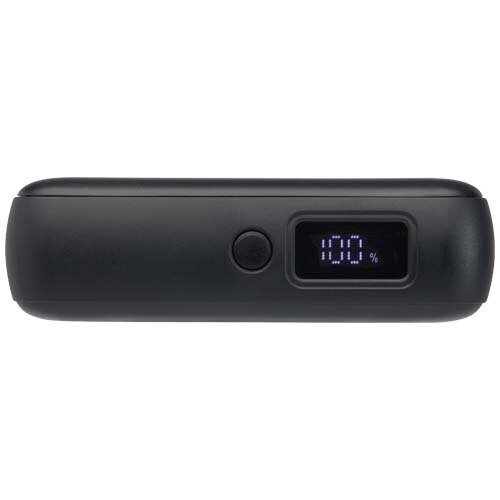 Acrux tabletpowerbank van 10.000 mAh 35 W met ingebouwde Type-C kabel van gerecycled plastic