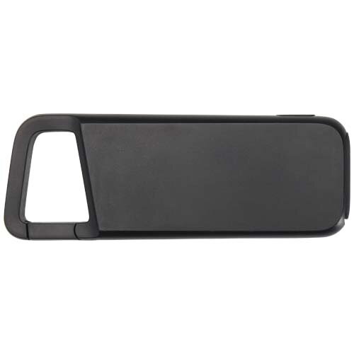 Alkes waterbestendige powerbank van 5000 mAh 12 W van gerecycled plastic met karabijnhaak