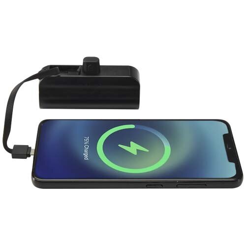 DeBle Alnair Powerbank 5.000 mAh met telefoonstandaard 124472 bedrukken met logo