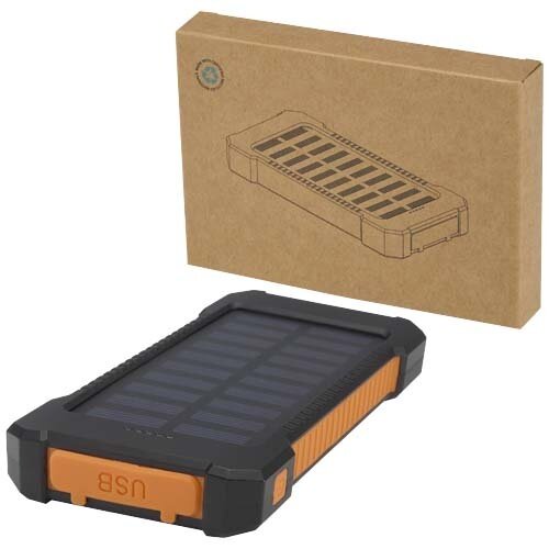 DeBle Altair Solar Powerbank 5.000 mAh met zaklamp 12447190 bedrukken met logo