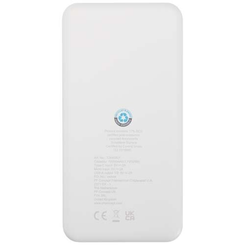 Intan powerbank van 10.000 mAh 10 W van gerecycled plastic