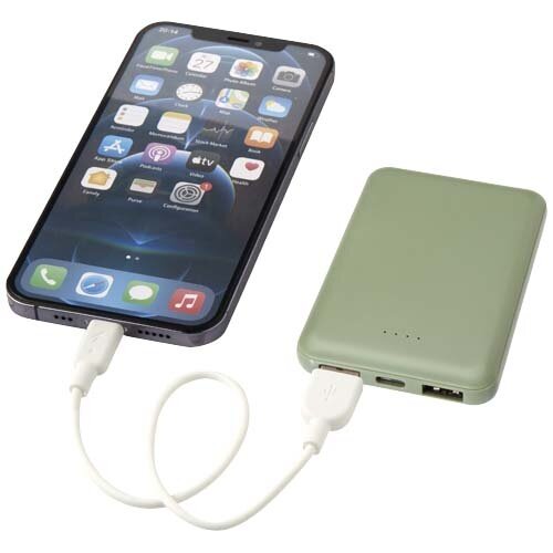 Asama type-C powerbank van 5000 mAh van gerecycled plastic