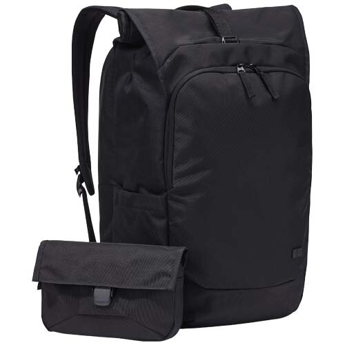Case Logic Variate 17 inch rolltop laptoprugzak bedrukt met bedrijfslogo