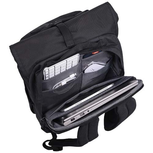 Case Logic Variate 17 inch rolltop laptoprugzak bedrukt met bedrijfslogo