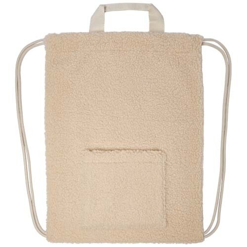 Bear GRS gerecyclede sherpa rugzak met trekkoordsluiting 9 l