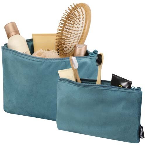 Swift GRS gerecyclede fluwelen toilettasset 120769 met logo bedrukken DeBle