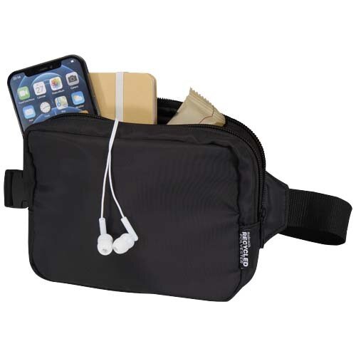 Trip Aware™ gerecyclede reiscrossbodytas 1 liter bedrukken met logo