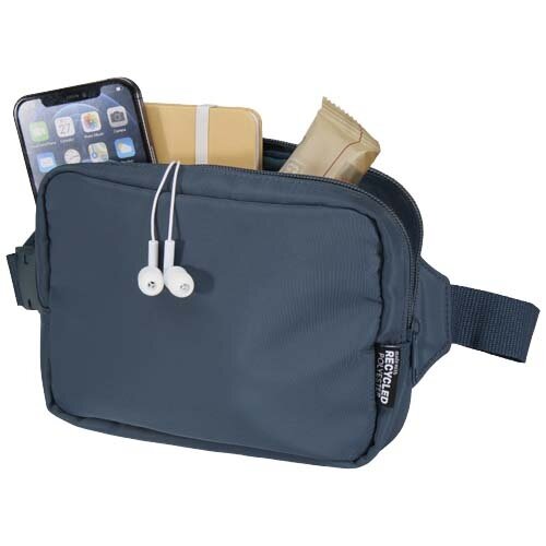 Trip Aware™ gerecyclede reiscrossbodytas 1 liter bedrukken met logo