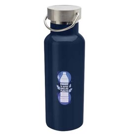 Waterflessen bedrukken Thor 500 ml RCS gecertificeerde waterfles van gerecycled roestvrijstaal