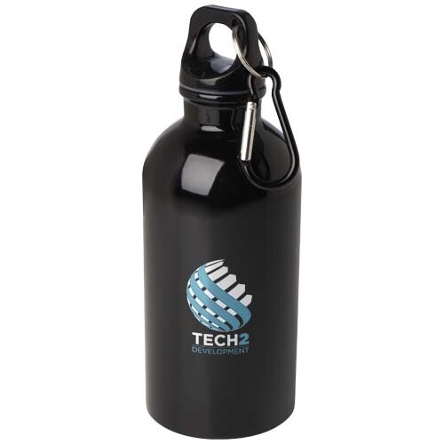 Oregon 400 ml RCS gecertificeerde enkelwandige roestvrijstalen waterfles met karabijnhaak