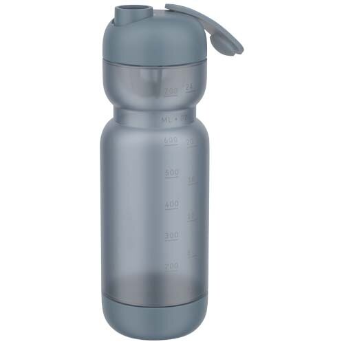 Mepal Shaker 800 ml sportfles met ingebouwde mixer en maataanduiding – transparant kunststof