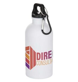 Oregon 400 ml sublimatie RCS gecertificeerde gerecyclede enkelwandige roestvrijstalen waterfles met karabijnhaak