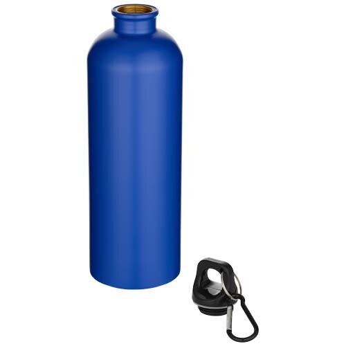 Oregon 750 ml matte RCS roestvrijstalen waterfles met karabijnhaak – duurzame lichtgewicht drinkfles ideaal voor dagelijks gebruik en bedrukt met logo