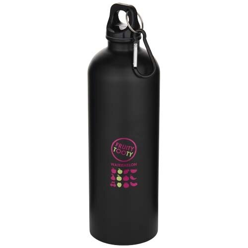 Oregon 750 ml matte RCS roestvrijstalen waterfles met karabijnhaak – duurzame lichtgewicht drinkfles ideaal voor dagelijks gebruik en bedrukt met logo