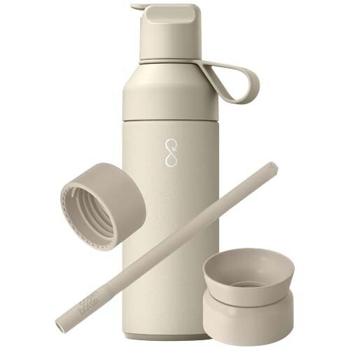 Ocean Bottle 500 ml 3-in-1 thermosfles geschenkset met logo bedrukken DeBle