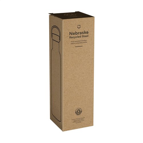 DéBlé Nebraska RCS Recycled Steel 800 ml single wall – 2681 bedrukken met logo