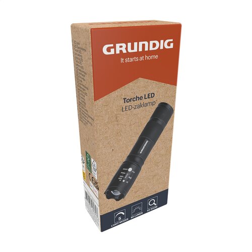 Grundig 1W LED-Torch Zoom zaklamp – 2811 Grundig 1W LED-Torch Zoom zaklamp – 2811