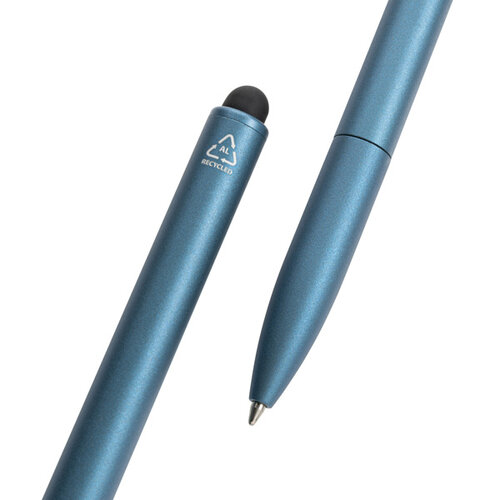 Kymi RCS-gecertificeerde gerecycled aluminium pen met stylus – P611.23 Kymi RCS-gecertificeerde gerecycled aluminium pen met stylus – P611.23