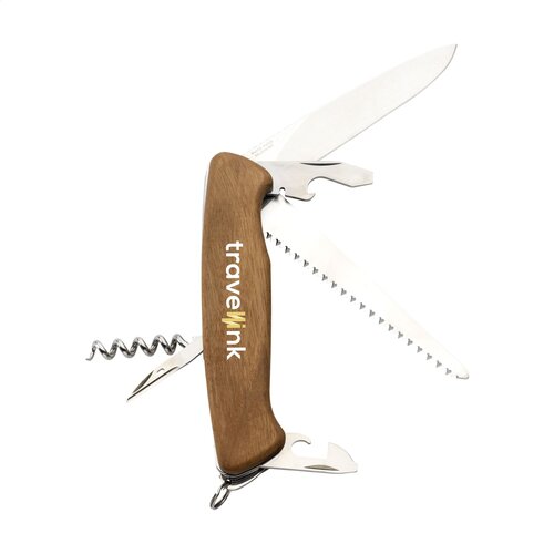 DeBle Victorinox Ranger 55 Wood zakmes 2886.40 met logo graveren