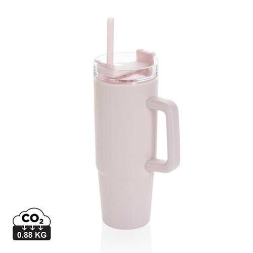 Tana RCS gerecyclede plastic tumbler met handvat 900 ml – P437.10 Tana RCS gerecyclede plastic tumbler met handvat 900 ml – P437.10