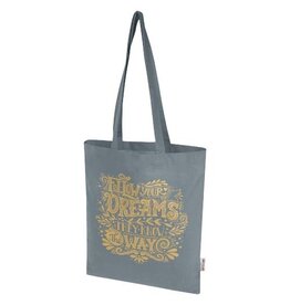 Madras Blend draagtas van GRS gerecycled katoen bedrukken met logo