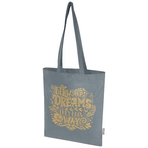 Madras Blend draagtas van GRS gerecycled katoen bedrukken met logo