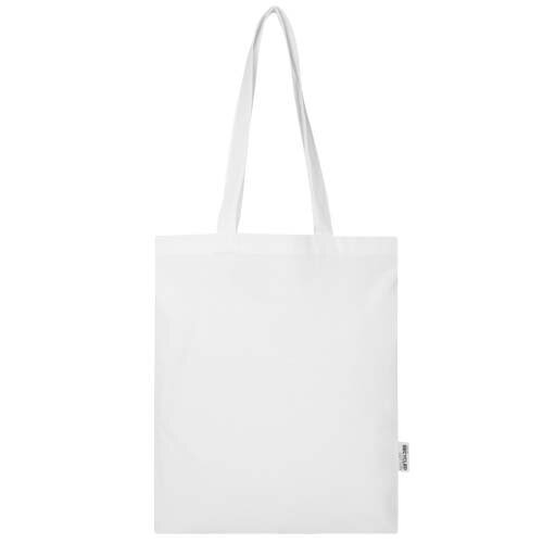 Madras Blend draagtas van 140 g/m² GRS gerecycled katoen – 7 liter Madras Blend draagtas van 140 g/m² GRS gerecycled katoen – 7 liter