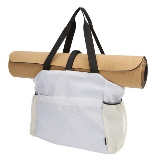 Nomad yogadraagtas gerecycled polyester met logo DeBle