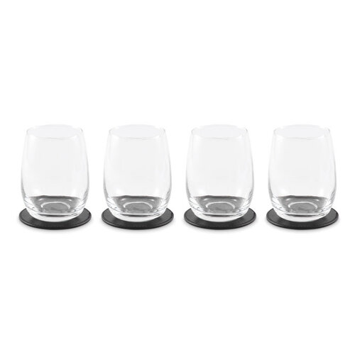 Set van 4 PU onderzetters (MO2615) met logo