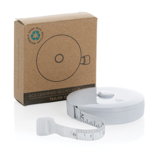 DeBle RCS gerecycled lichaamsmeetlint P110.023 bedrukken met logo