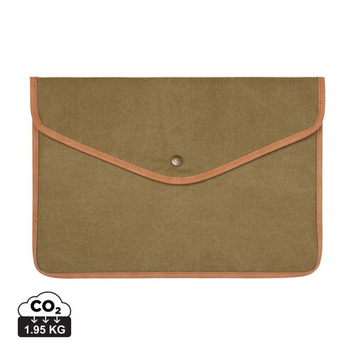 VINGA Bosler GRS recycled canvas 16" laptop sleeve V788040 VINGA Bosler GRS recycled canvas 16" laptop sleeve V788040