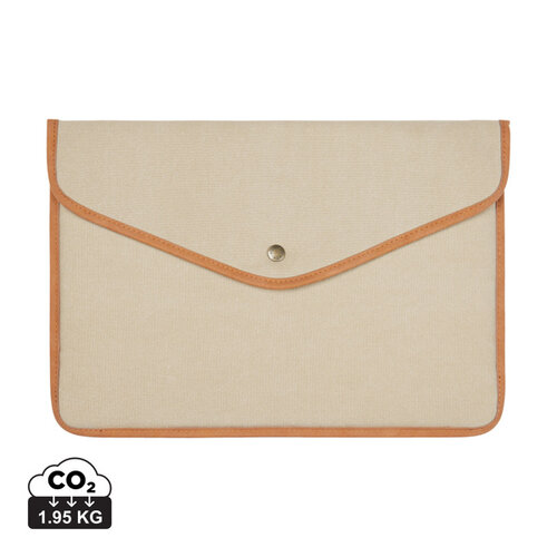 VINGA Bosler GRS recycled canvas 16" laptop sleeve V788040 VINGA Bosler GRS recycled canvas 16" laptop sleeve V788040