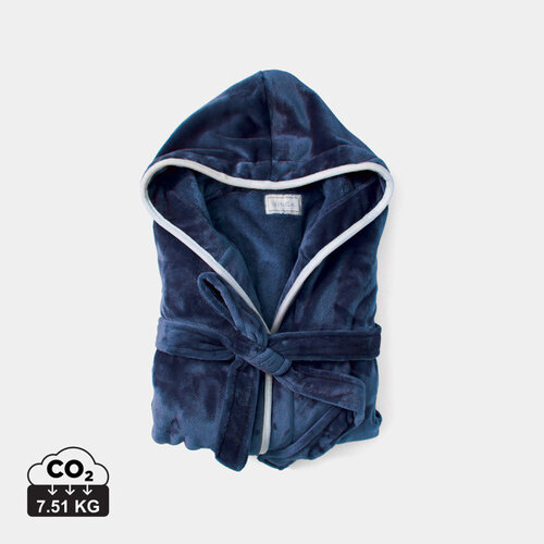 VINGA Louis luxe pluche RPET badjas maat S/M VINGA Louis luxe pluche RPET badjas maat S/M