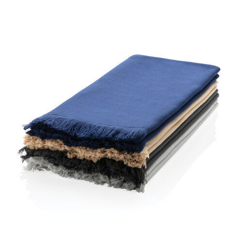 UKIYO Aware™ Keiko hammam handdoek van gerecycled katoen met AWARE™ tracer en bedrijfslogo