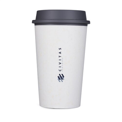 Circular&Co Recycled Now Cup 340 ml koffiebeker - W509, circulaire dubbelwandige herbruikbare beker van gerecyclede koffiebekers