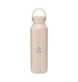 Foss RCS Bottle 600 ml thermosfles - 2502, dubbelwandige lekvrije fles van gerecycled RVS met siliconen draaglus