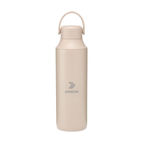 Foss RCS Bottle 600 ml thermosfles - 2502, dubbelwandige lekvrije fles van gerecycled RVS met siliconen draaglus