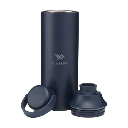 Foss RCS thermosfles 600 ml gerecycled RVS 262502 bedrukt met logo