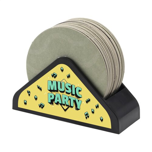 Recycled Holder Beer Coasters - 2267, driehoekige bierviltjeshouder van gerecycled kunststof, Made in Germany