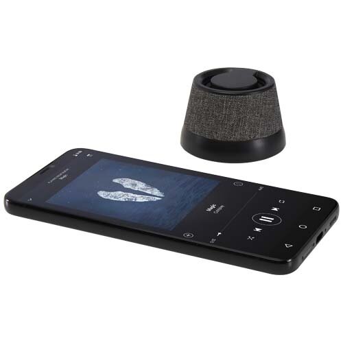 Horna magnetische draadloze speaker 3W, compacte speaker van gerecycled ABS plastic met RPET vilt en MagSafe-compatibiliteit