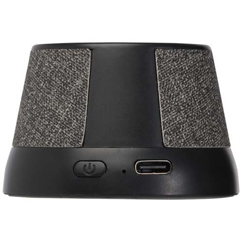 Horna magnetische draadloze speaker 3W, compacte speaker van gerecycled ABS plastic met RPET vilt en MagSafe-compatibiliteit