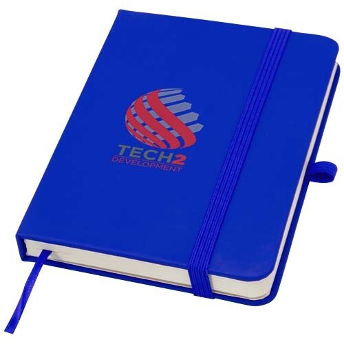 Spectrum Plus A6 notitieboek met harde kaft 107963 – duurzaam notitieboek met pennenlus en elastische sluiting, ideaal als relatiegeschenk