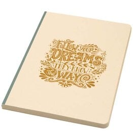 DéBlé Liliana A5 notitieboek van suikerriet en RPET 106125 bedrukt met logo